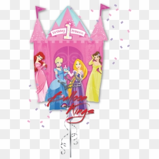 1st Birthday Princess Castle - Balloon, HD Png Download