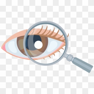 Ophthalmology On Glasses - Transparent Contact Lenses Png, Png Download