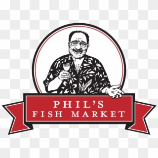 Png Black And White Phil S Fish Market Experience A - Illustration, Transparent Png