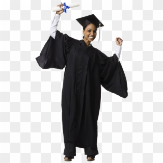 College Degree Designed For Asd - Person In Graduation Gown, HD Png Download
