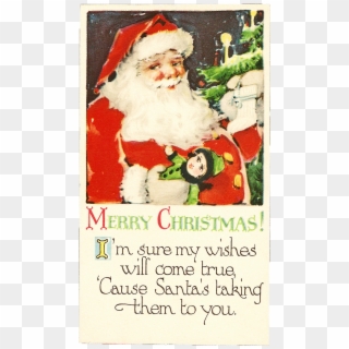 Picture Transparent Library Catnipstudiocollage Free - Santa Claus, HD Png Download