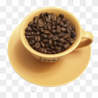Coffe Beans In Cup - Java Coffee, HD Png Download