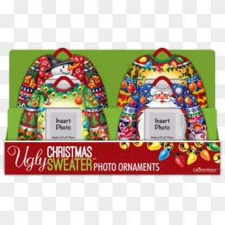 Ugly Christmas Sweater™ Photo Ornaments - Illustration, HD Png Download