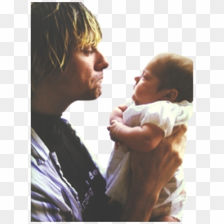 Kurt Cobain And Baby, HD Png Download