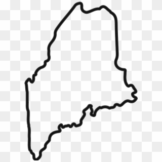 Maine Outline Png - Transparent State Of Maine, Png Download