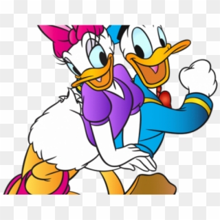 Donald Duck Clipart Easy - Donald And Daisy Duck Png, Transparent Png