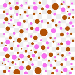 Patterns Brown Pink Polka Dots Png Image - Fundo Bolinha Png, Transparent Png