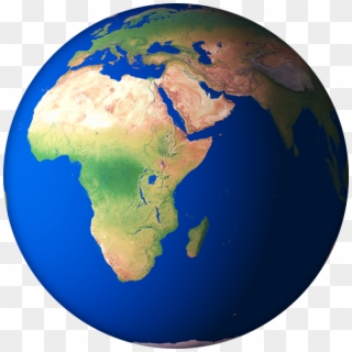 Image Stock D Render Globe Png And Psd - Nile In World Map, Transparent Png