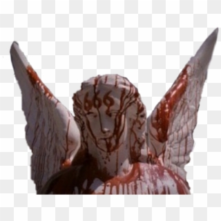 #statue #angel #blood #satan #666 #grunge #remixit - Aesthetic Statue Blood, HD Png Download