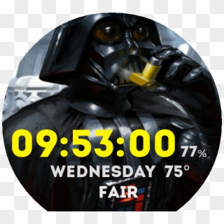 Vader Inhaler Watch Face Preview, HD Png Download