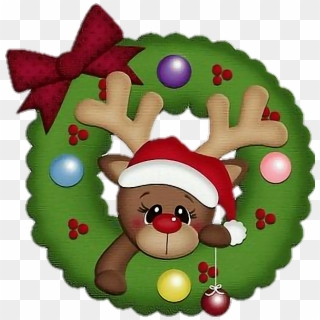 Wreath Sticker - Christmas Day, HD Png Download