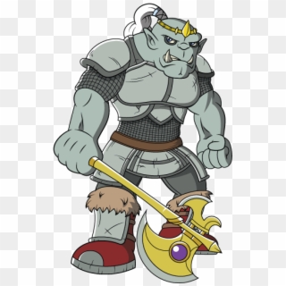 Orc • - Cartoon, HD Png Download