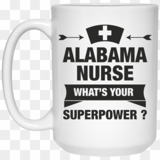 Alabama Nurse Coffee Mug For Al State Outline Pride - Mug, HD Png Download