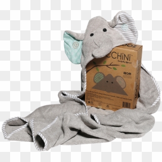Elephant Zoocchini Hooded Bath Towel, HD Png Download