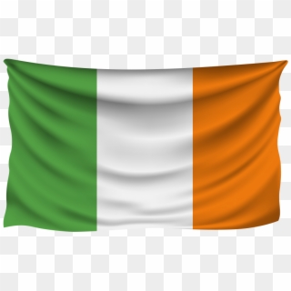 Ireland Wrinkled Flag - Ireland Flag Transparent Background, HD Png Download