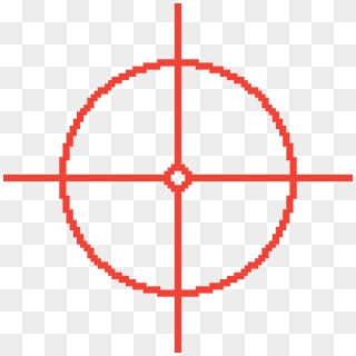 Reticle Telescopic Sight Computer Icons Clip Art - Crosshair Png, Transparent Png