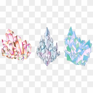 #sticker #tumblr #png #colorful #geometric #gems #jews - Transparent Crystal, Png Download
