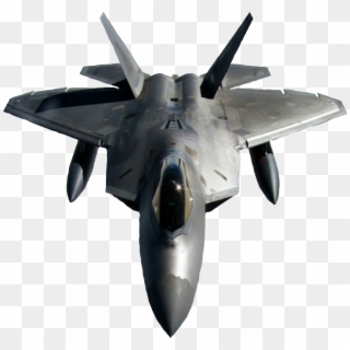 #plane #f16 #war #missle #jet - F22 Raptor From Above, HD Png Download