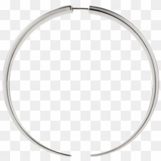 Crescent Hoop Earring - Bangle, HD Png Download