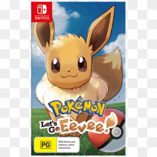 Eevee - Pokemon Let's Go Eevee Switch, HD Png Download