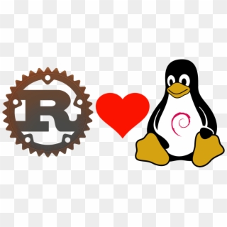 /images/rust Love Tux - Rust Language Logo, HD Png Download