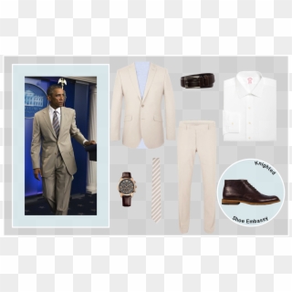 Obamaoutfit - Formal Wear, HD Png Download
