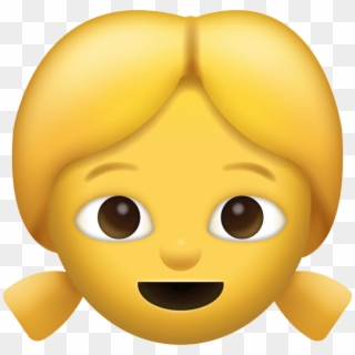 Emoji Ios10 Smileys Source - Emoji Girl, HD Png Download
