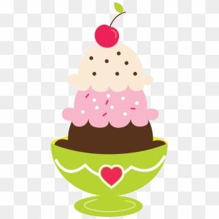 We - Cute Ice Cream Sundae Clipart, HD Png Download