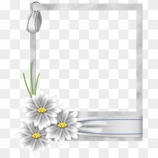 White Flower Frame Transparent Png - White Flower Frame Png, Png Download