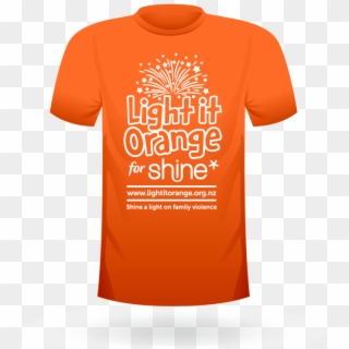 Light It Orange Womens Tee - Light It Orange Shine, HD Png Download