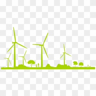 Renewable Energy Png - Transparent Background Wind Turbine Png, Png Download