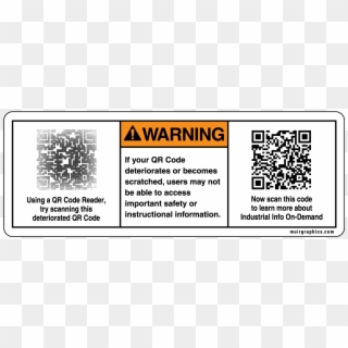 Qr Codes That Last - Safety Qr Code, HD Png Download