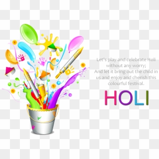 Happy Holi Wishes 2018 Png Download, Transparent Png