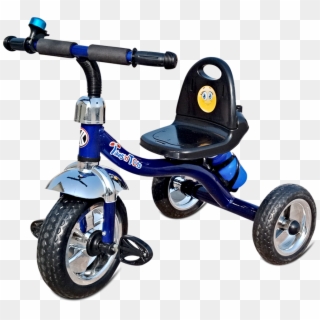 blue tricycle