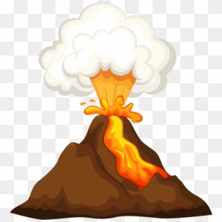 Volcano Png Transparent Image - Volcano Clipart Png, Png Download