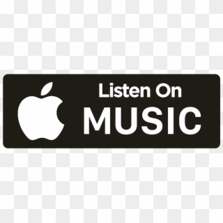 Spotify, Apple Music - Listen On Apple Music White Png, Transparent Png