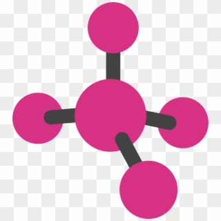 Atom Pink - Molecule Clipart, HD Png Download