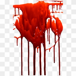Transparent Dripping Blood Background - Transparent Dripping Blood, HD Png Download