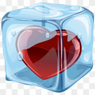 Ice Heart Png, Transparent Png