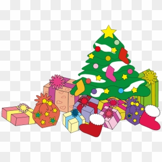 This Free Icons Png Design Of Christmas Tree And Presents, Transparent Png