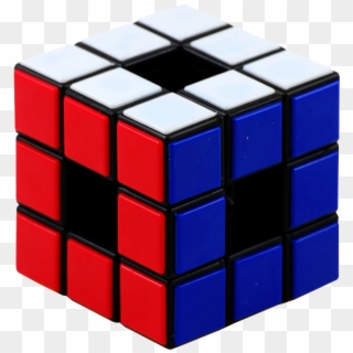 Void Cube - 3x3x3 - Black Body - Tiles - Hollow Rubik's, HD Png Download