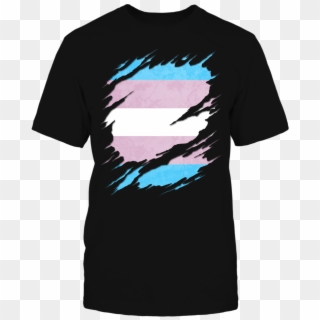 Transgender Pride Flag Ripped T Shirt, Pride Flag - Pansexual Flag Art, HD Png Download