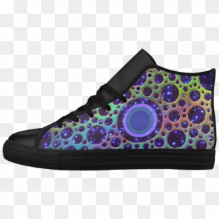 Universe Dots Grid Colored Pattern Aquila High Top - Paisley, HD Png Download