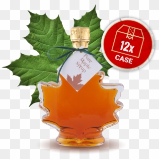 Maple Syrup Large Maple Leaf, 12 X Bottles Case, 250ml - Green Maple Leaf, HD Png Download