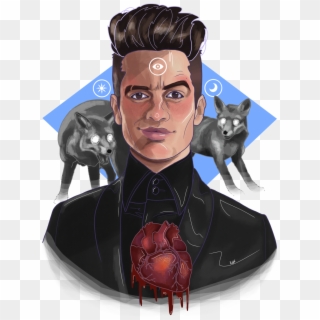 “ Join Us ” Crazy Genius, Brendon Urie, Emo Bands, - Panic At The Disco Fan Art, HD Png Download