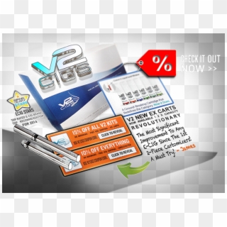 Check Out V2cigscode - Flyer, HD Png Download