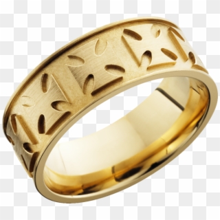 14k Yellow Gold Ring - Wedding Ring, HD Png Download