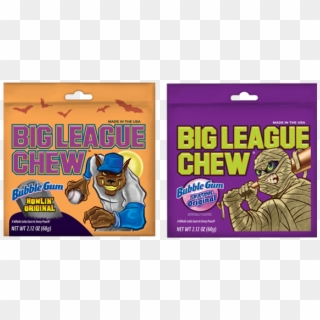 Big League Chew Halloween Pouches - Cartoon, HD Png Download