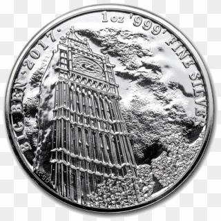 Big Ben 1oz Silver Coin - Landmarks Of Britain, HD Png Download