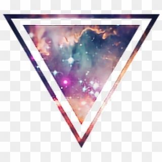 #universe #universo #triangle #triangulo - Triangulo Galaxia Png, Transparent Png